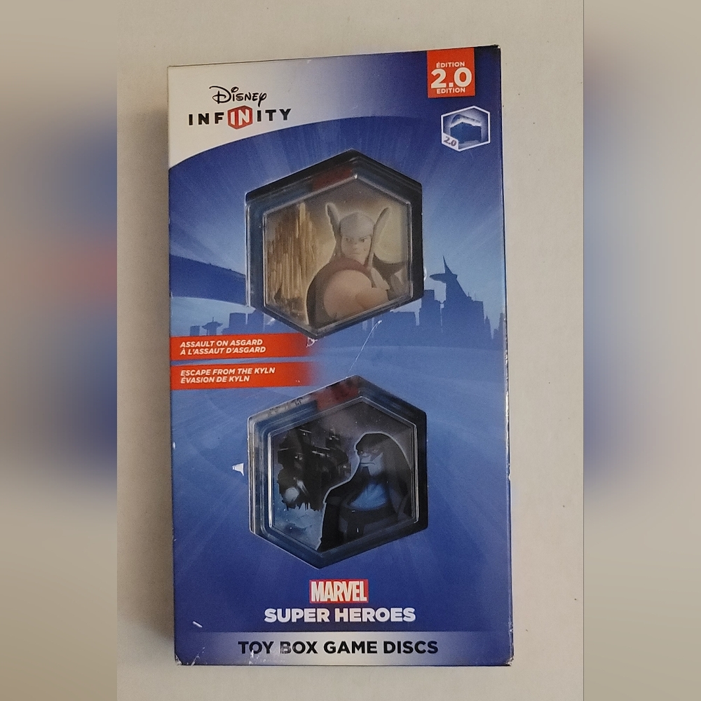DISNEY infinity Marvel super Heroes Toy box game discs Thor 2.0